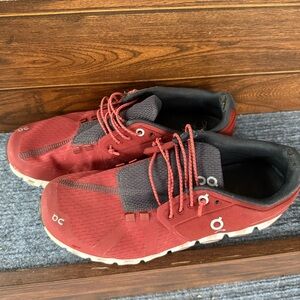 On Running women’s Rust Red shoes